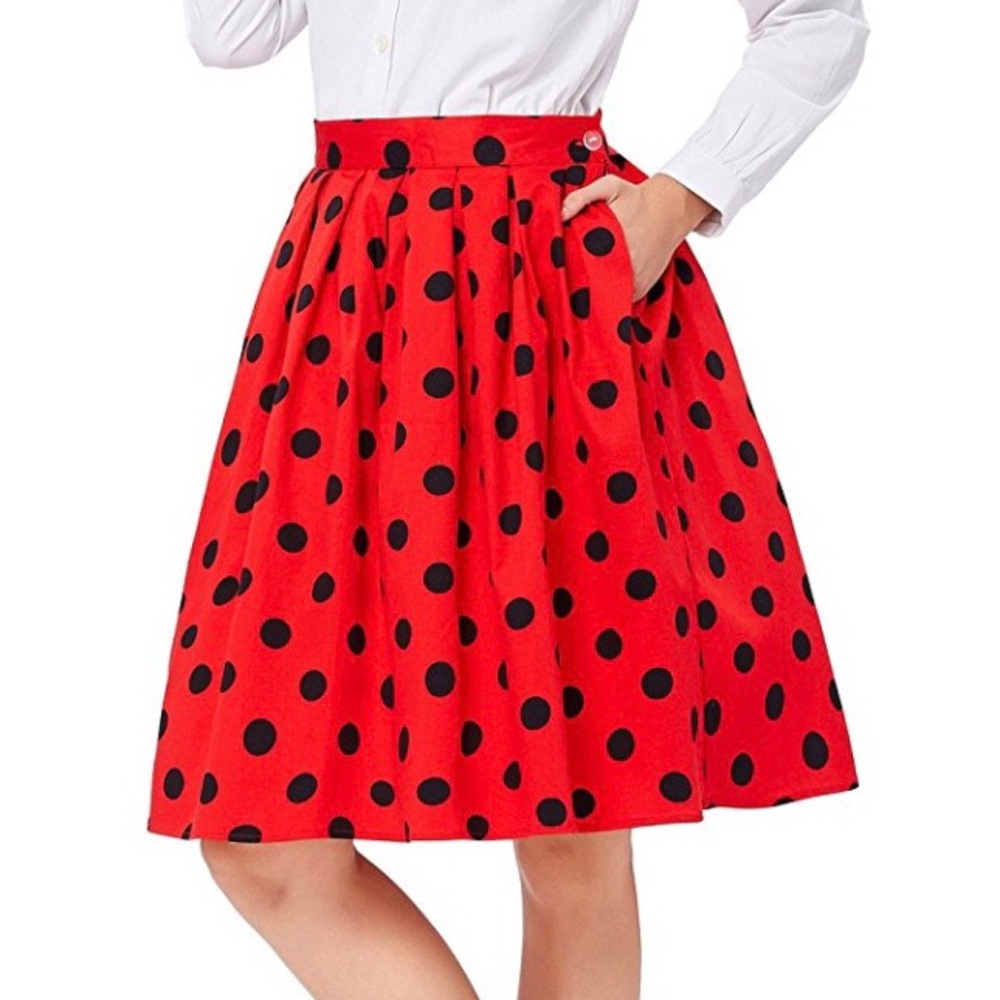 Midi Fit n Flare Skirt